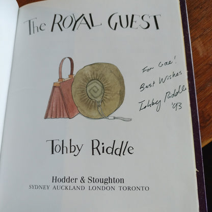 The Royal Guest, by Tohby Riddle. First edition signed by the author. Rare and hard to find.
