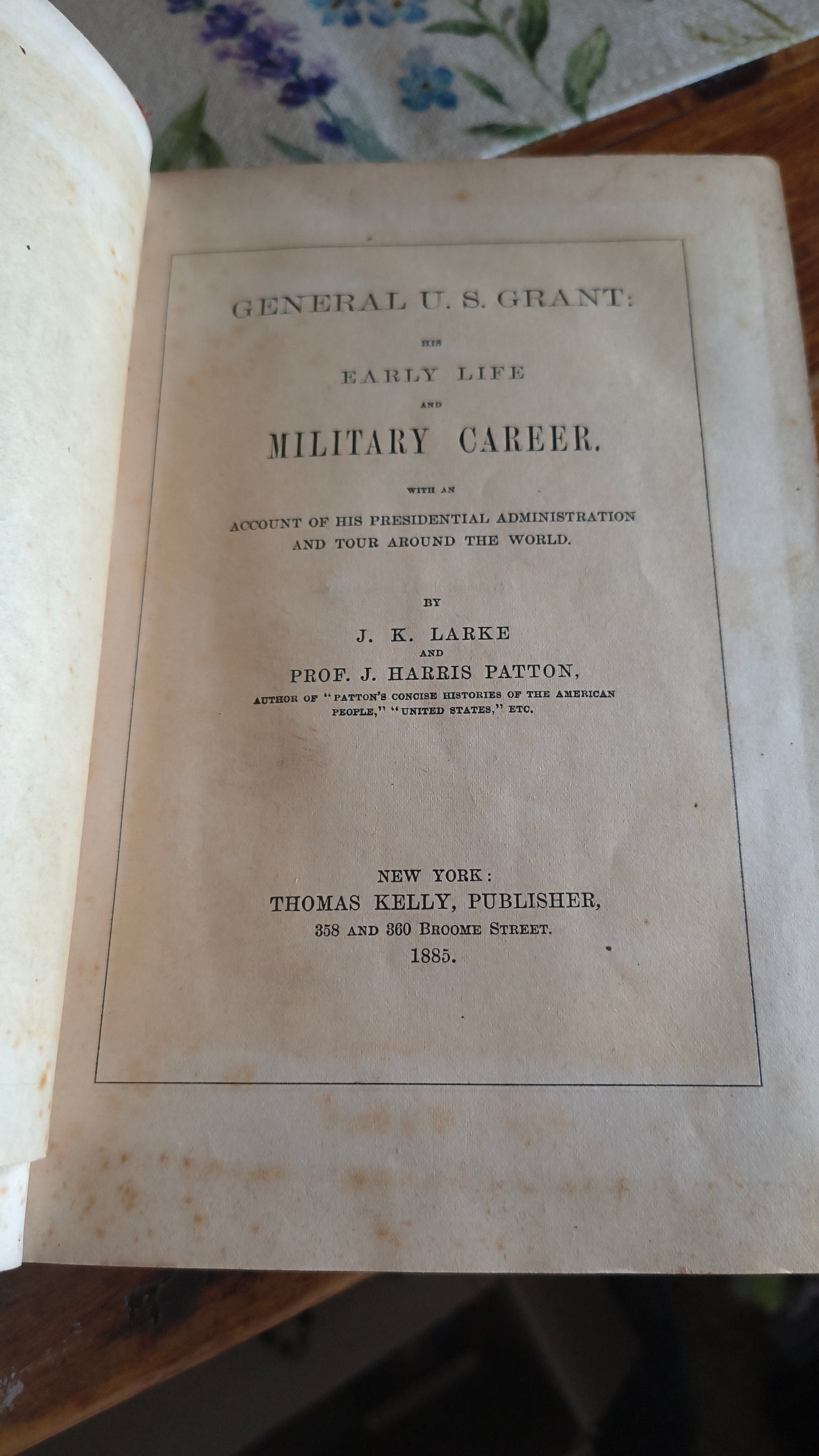 General U.S Grant: his early life and military career 1885.